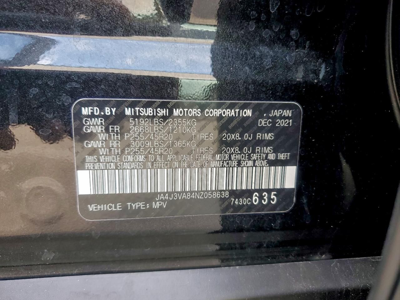 2022 Mitsubishi Outlander sel