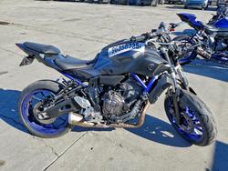 Salvage cars for sale from Copart Cleveland: 2015 Yama FZ07
