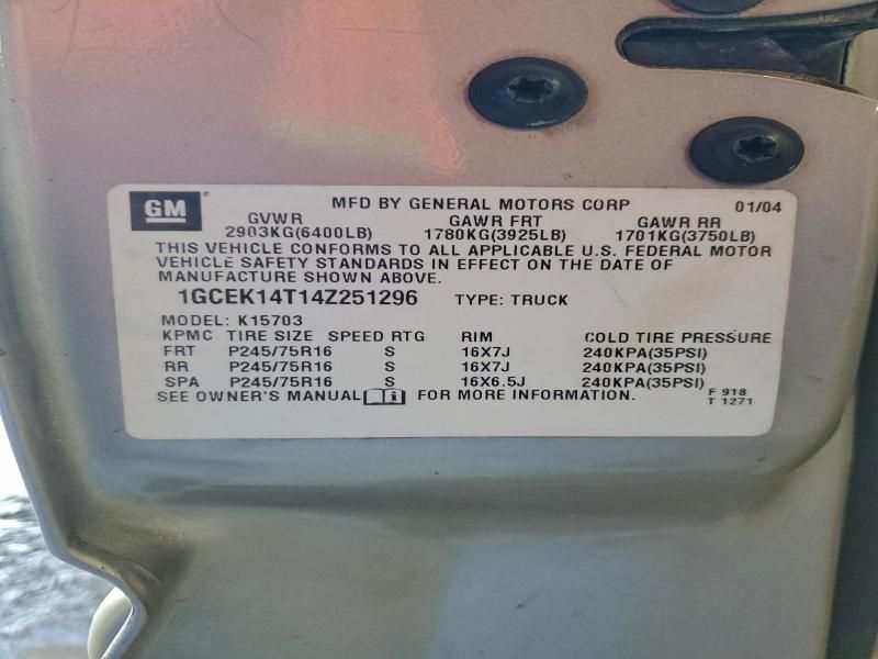 2004 Chevrolet Silverado K1500