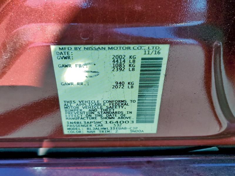 2017 Nissan Altima 3.5sl