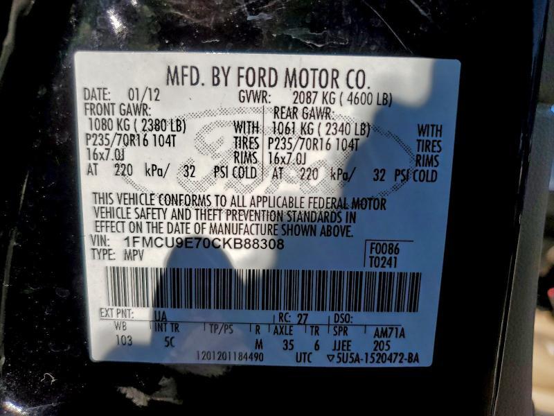 2012 Ford Escape Limited