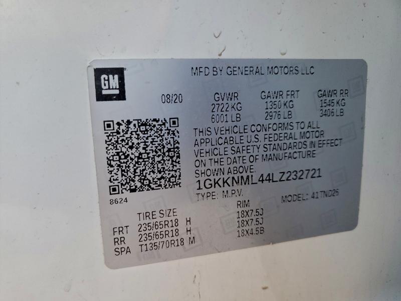 2020 GMC Acadia slt