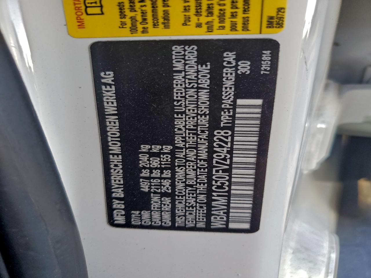2015 BMW X1 Sdrive28i