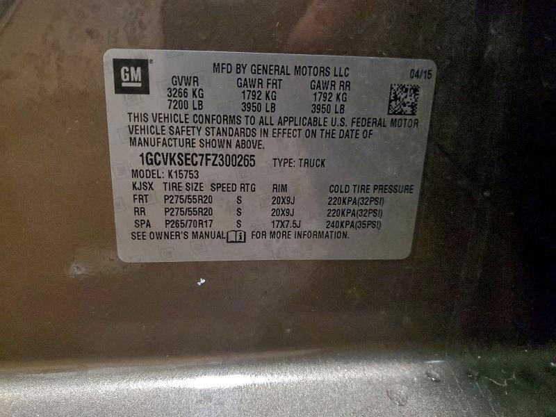 2015 Chevrolet Silverado K1500 LTZ