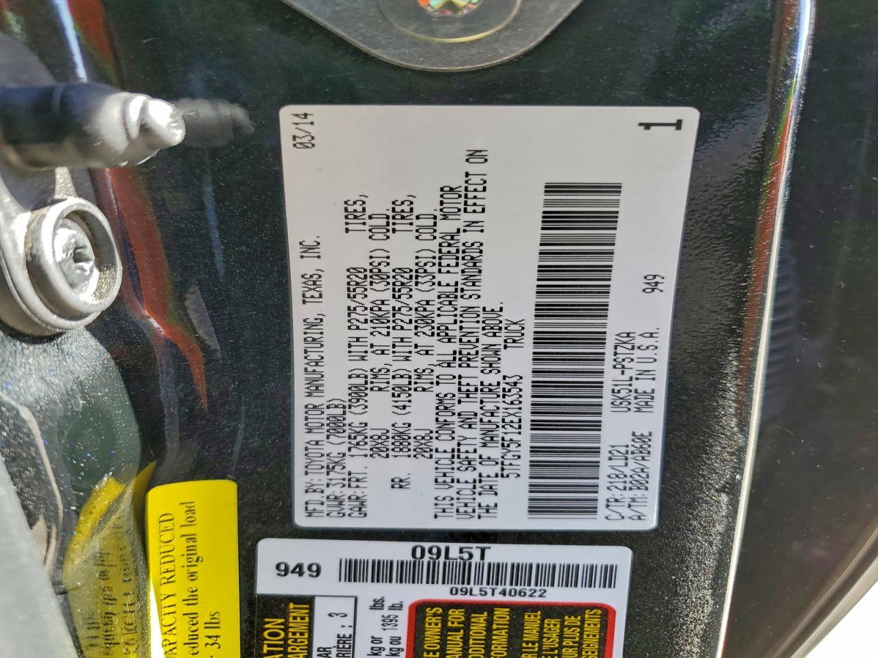 2014 Toyota Tundra Crewmax Platinum