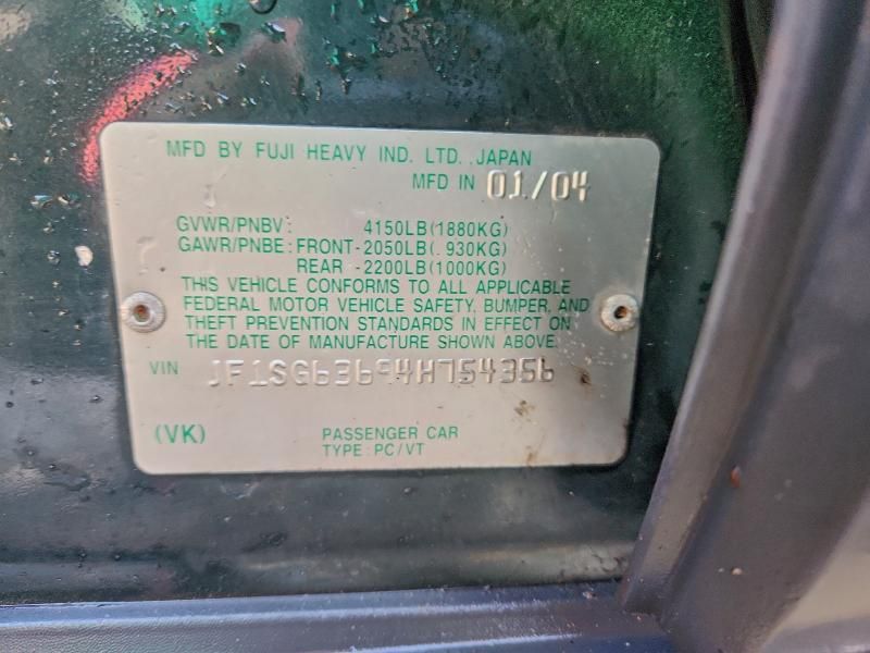 2004 Subaru Forester 2.5x