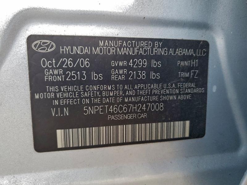 2007 Hyundai 2007 Hyun Sonata gls