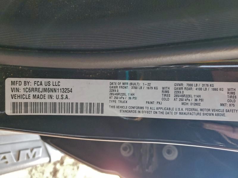 2022 Dodge 1500 Laramie