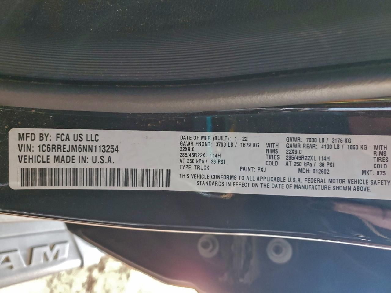 2022 Dodge 1500 Laramie