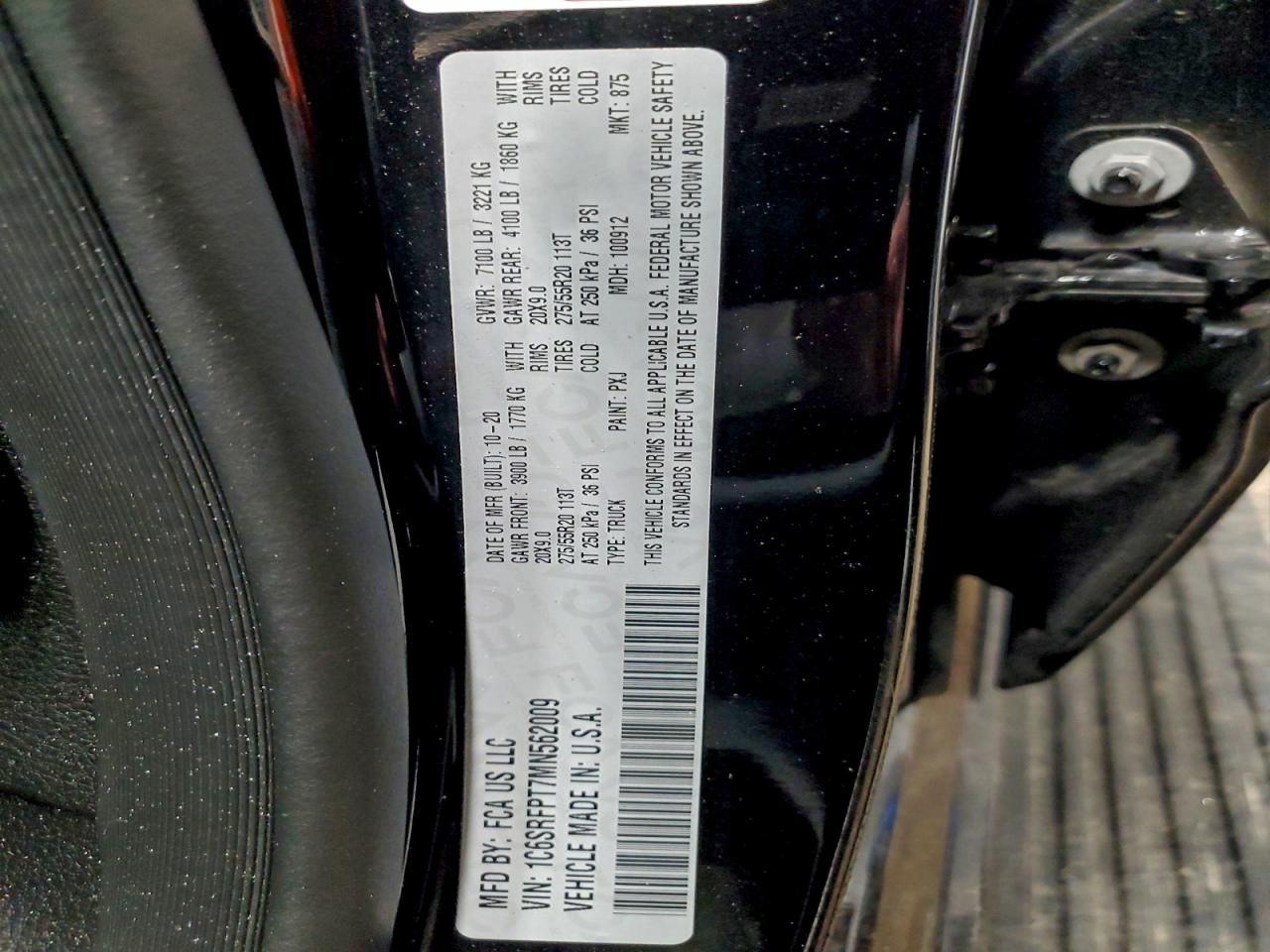 2021 Dodge Ram 1500 Limited