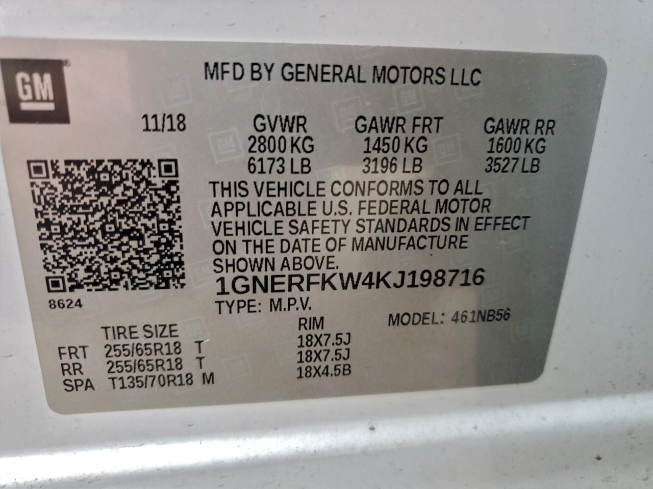 2019 Chevrolet Traverse ls