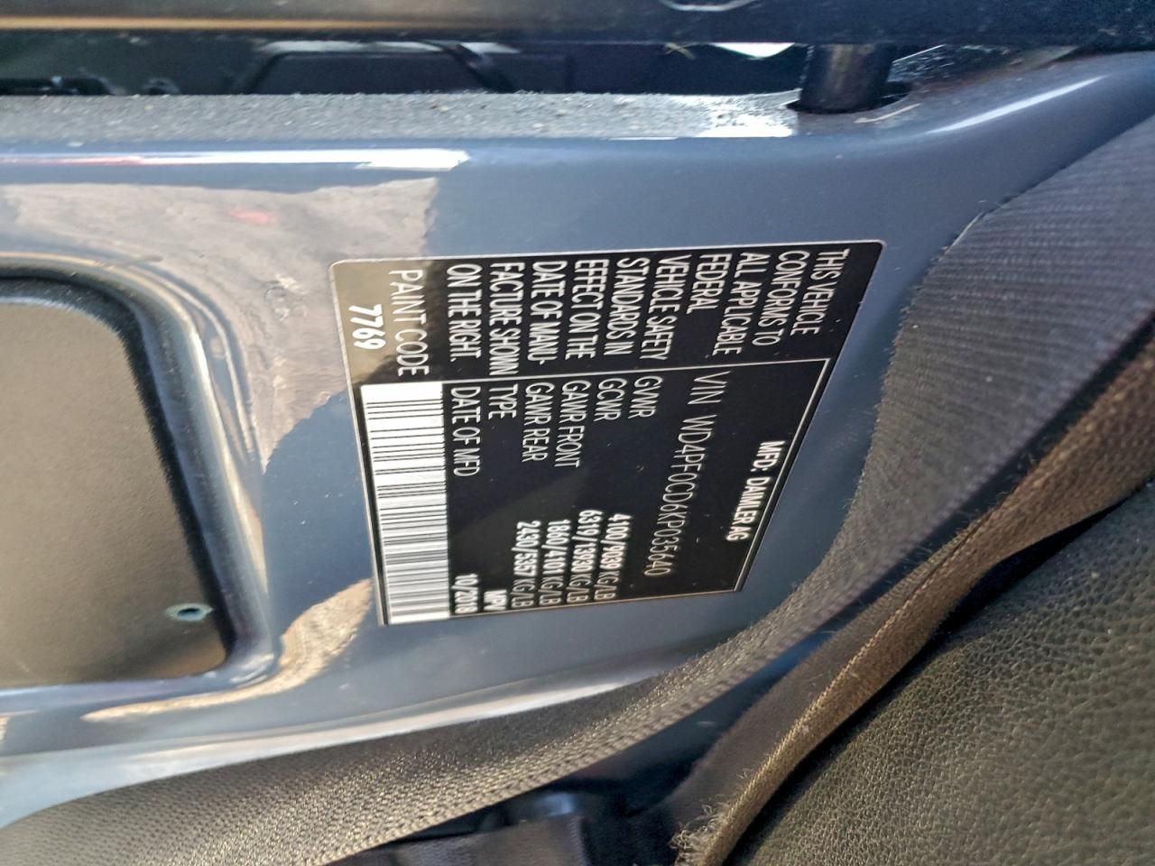 2019 Mercedes-Benz Sprinter 2500/3500