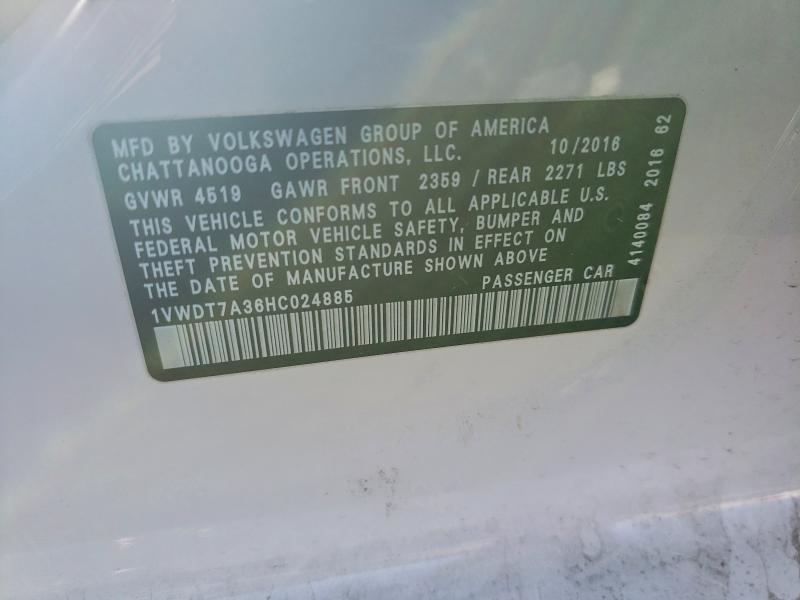 2017 Volkswagen Passat R-line