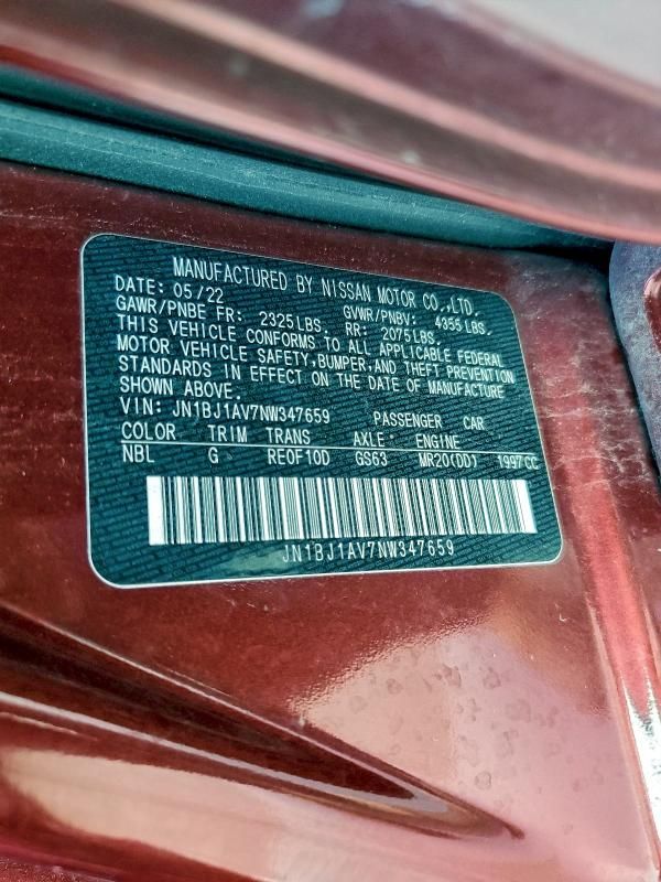 2022 Nissan Rogue Sport s