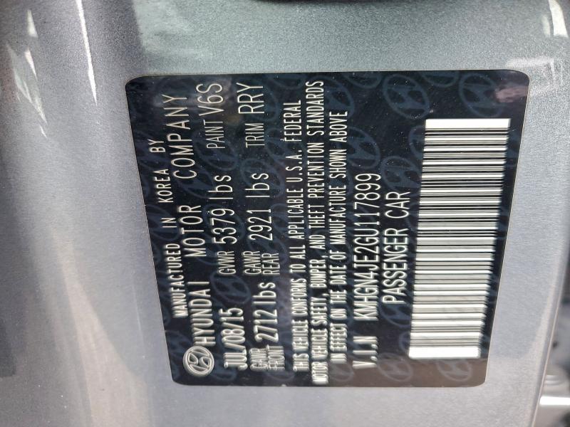 2016 Hyundai Genesis 3.8l