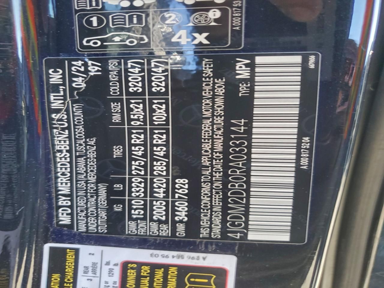 2024 Mercedes-Benz Eqs suv 450+