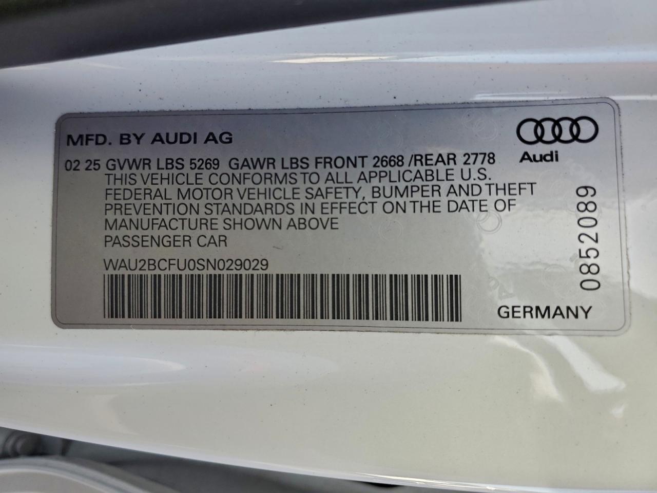 2025 Audi A5 Quattro