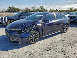 Salvage cars for sale from Copart Riverview, FL: 2021 Toyota Corolla se
