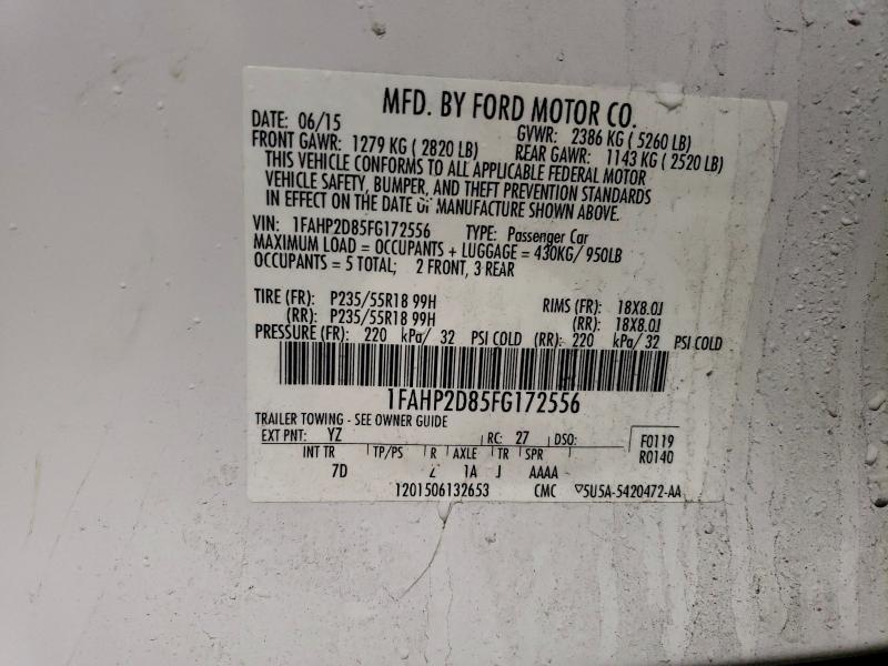 2015 Ford Taurus se