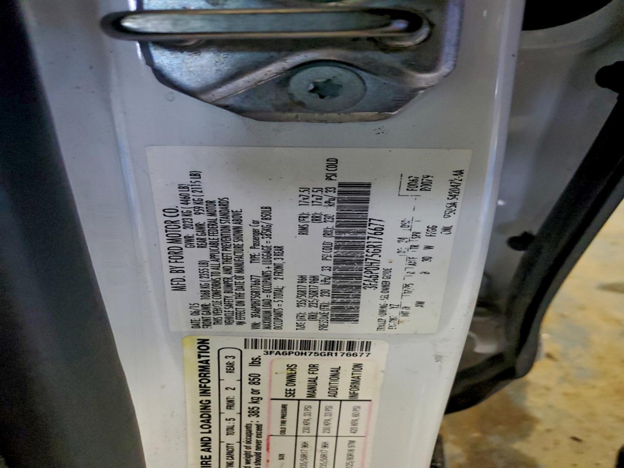 2016 Ford Fusion se
