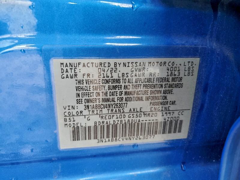 2022 Nissan Sentra sv