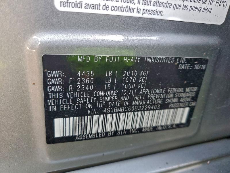 2011 Subaru Legacy 2.5i Premium