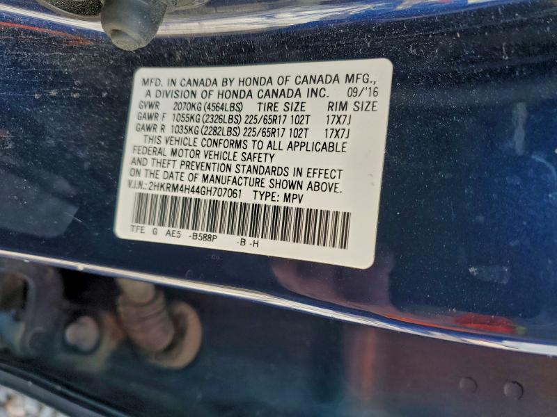 2016 Honda Cr-v se