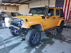 Jeep Wrangler salvage cars for sale: 2013 Jeep Wrangler Unlimited Sahara