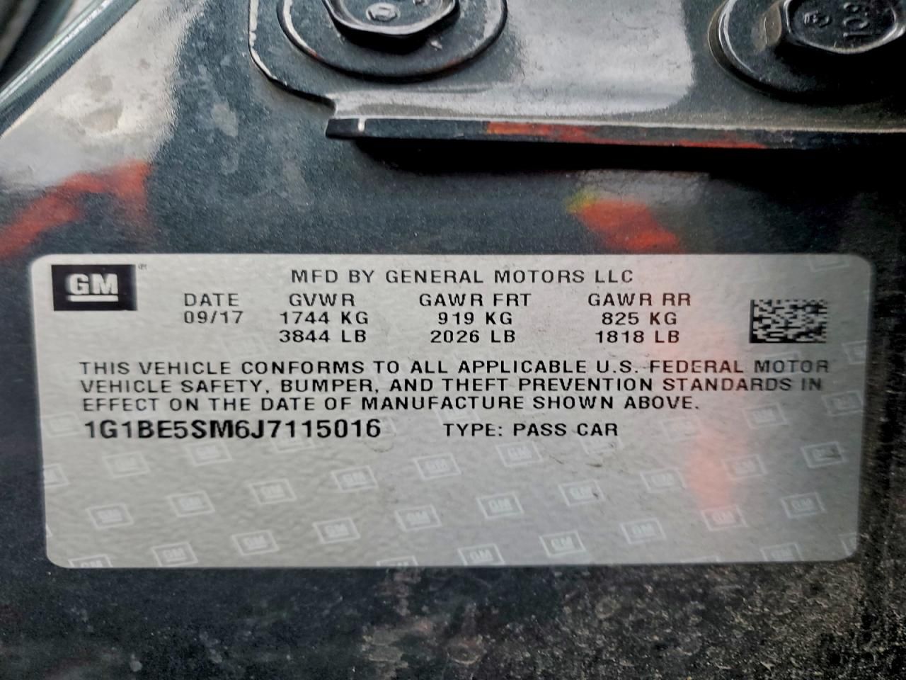 2018 Chevrolet Cruze lt