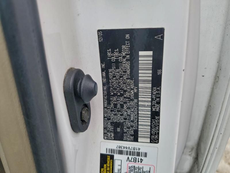 2006 Toyota Sienna ce