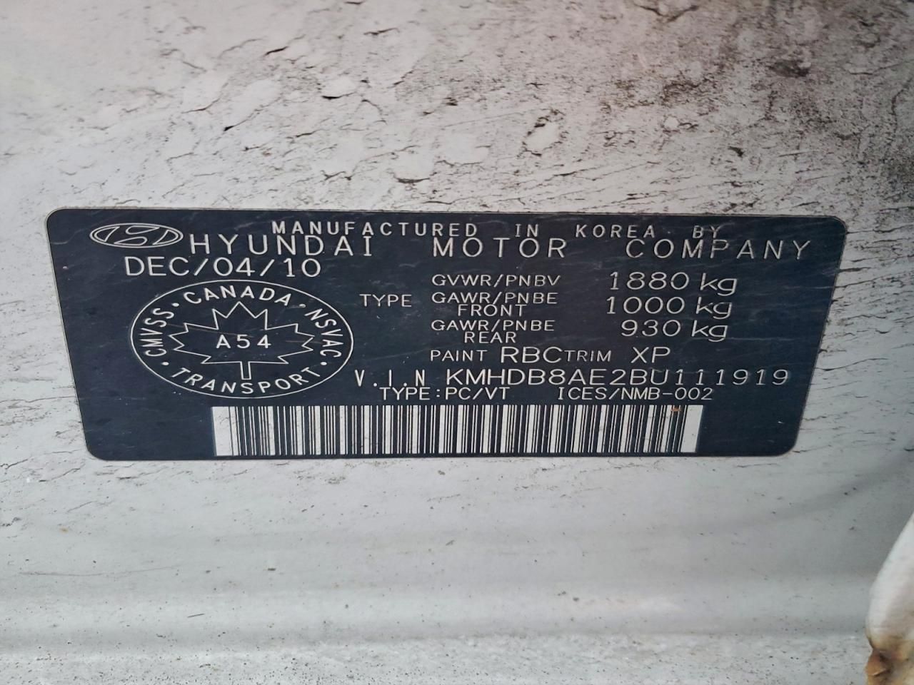 2011 Hyundai Elantra Touring gls