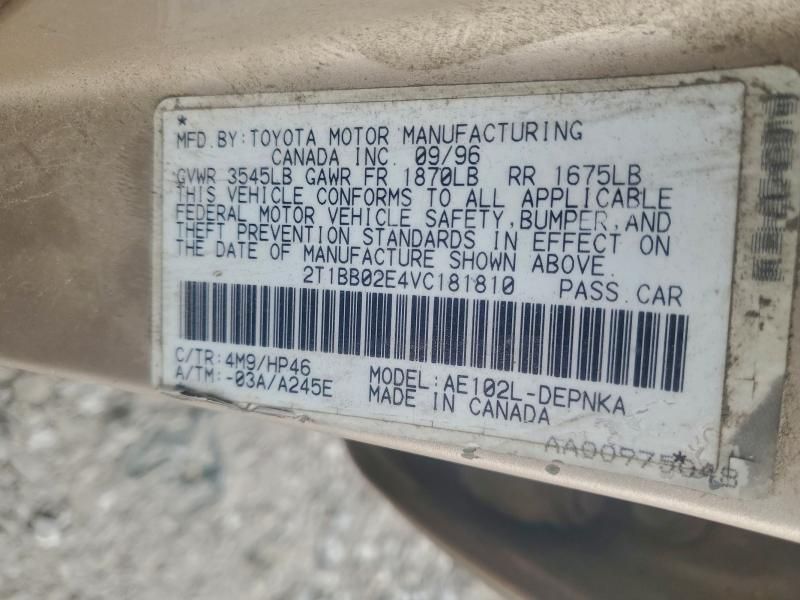 1997 Toyota Corolla dx