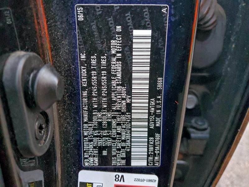 2015 Toyota Venza le