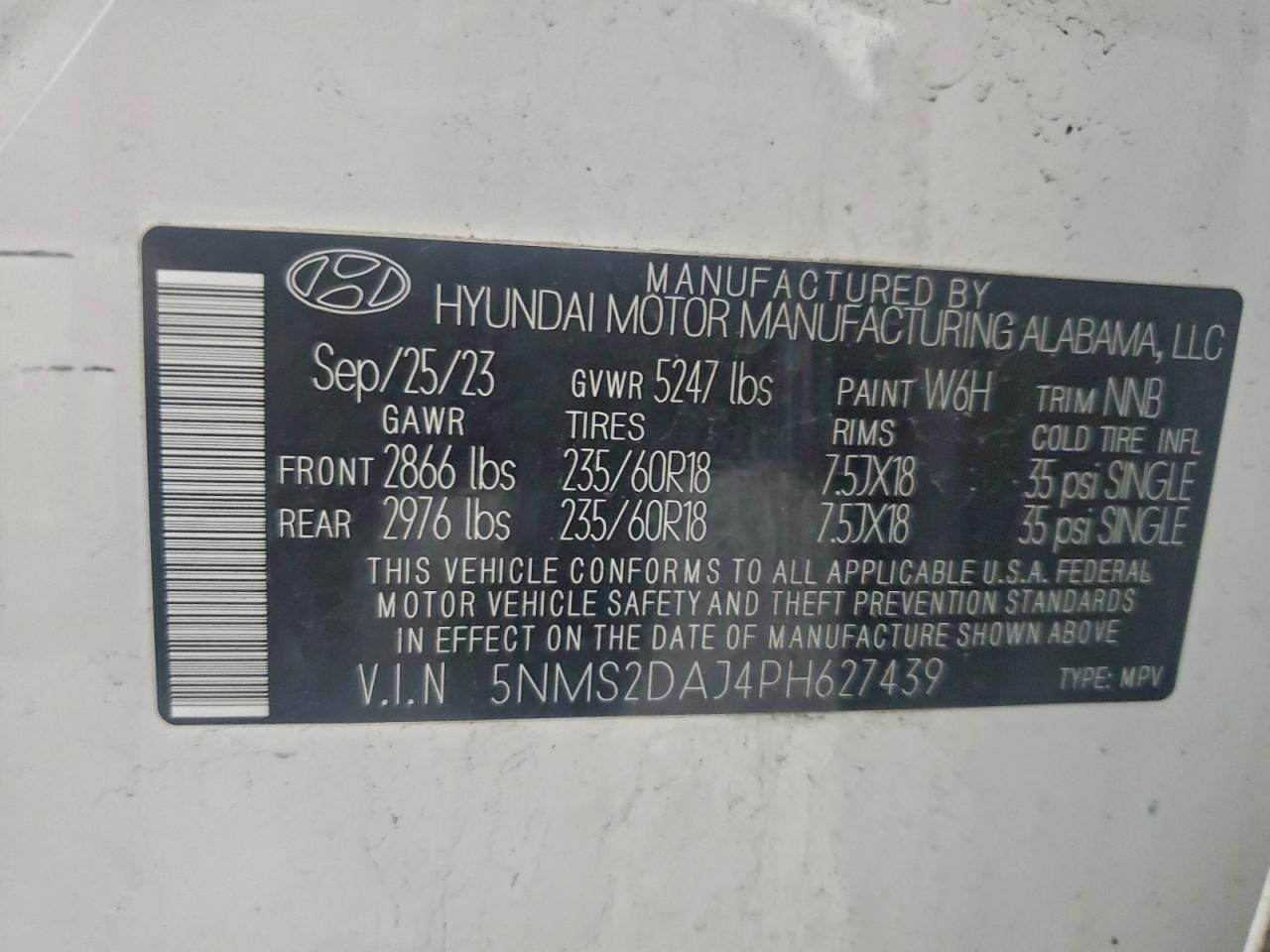 2023 Hyundai Santa fe sel