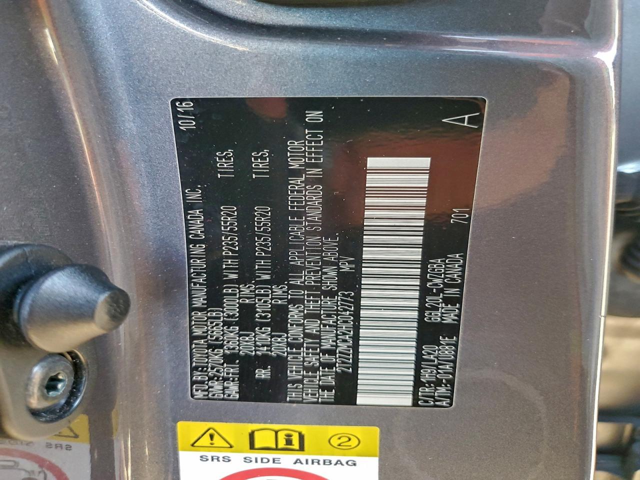 2017 Lexus Rx 350 Base
