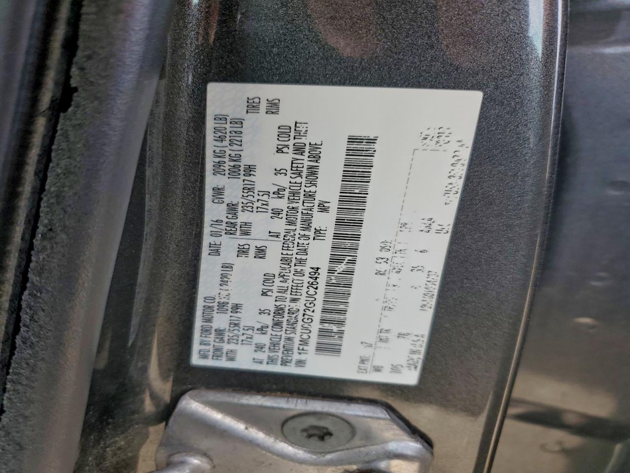 2016 Ford Escape se
