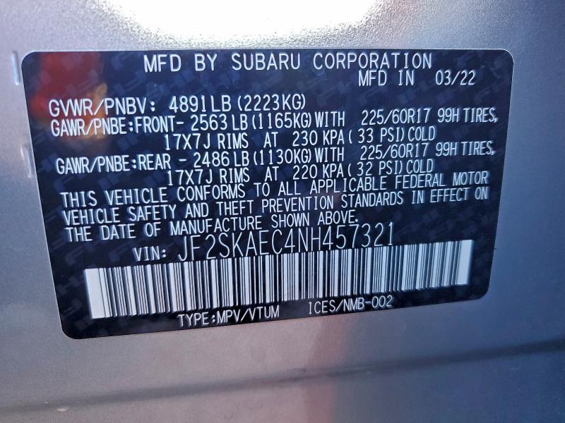 2022 Subaru Forester Premium