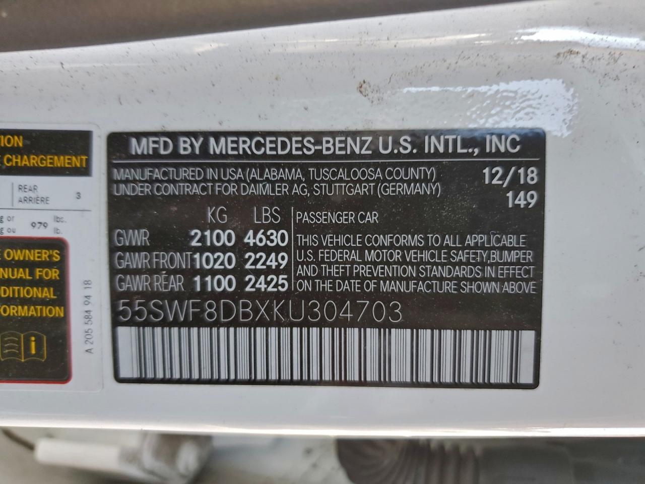 2019 Mercedes-Benz C300