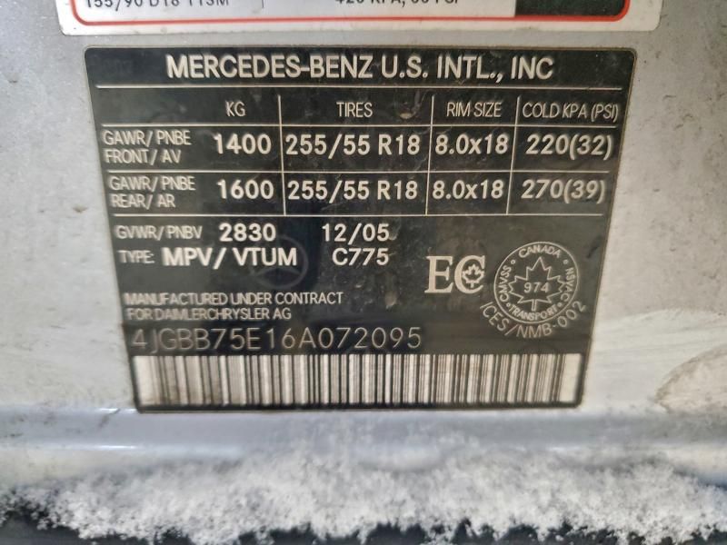 2006 Mercedes-Benz Ml 500