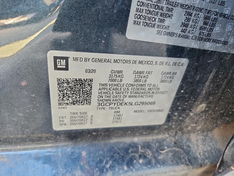 2020 Chevrolet Silverado K1500 lt
