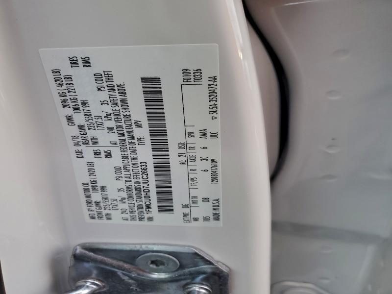 2018 Ford Escape sel