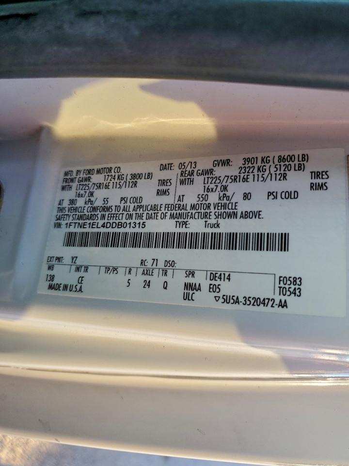 2013 Ford E150 Delivery Van