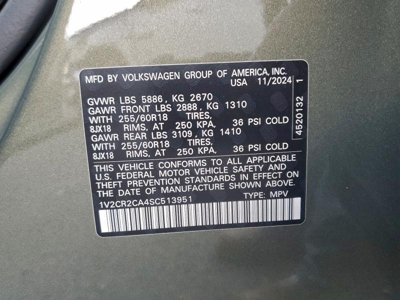 2025 Volkswagen Atlas Peak Edition se