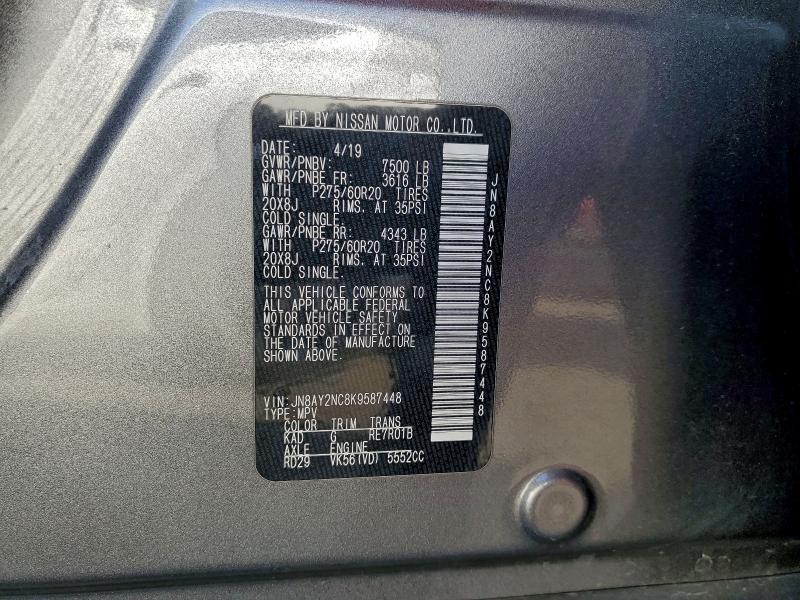 2019 Nissan Armada sl