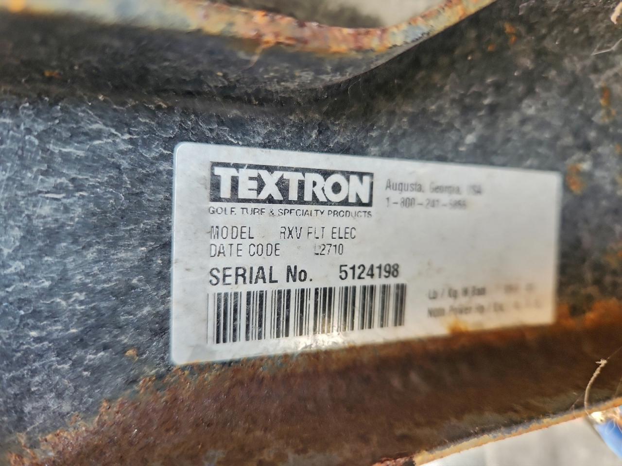 2011 Textron RXV FLT Elec Golf Cart