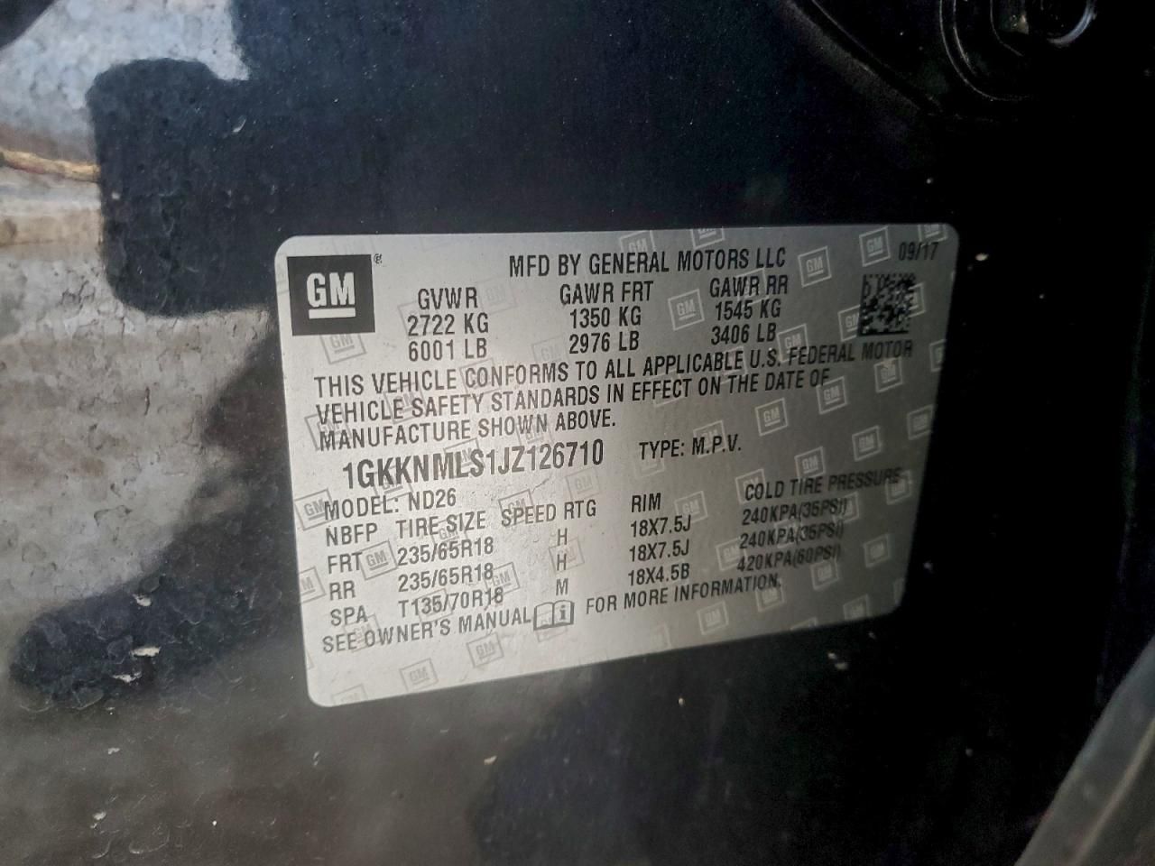 2018 GMC Acadia Slt-1