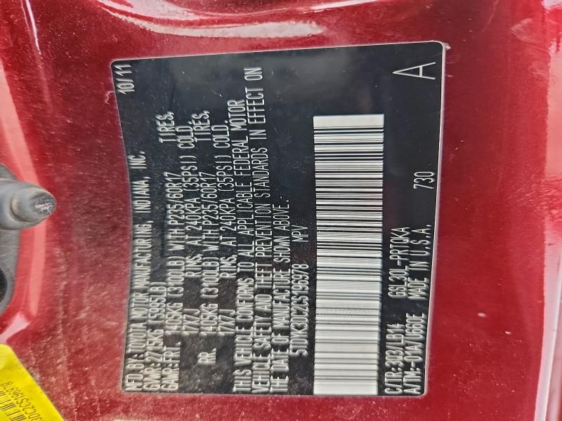 2012 Toyota Sienna xle