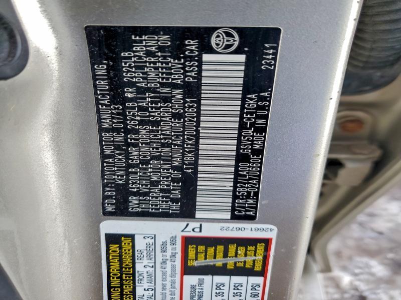 2013 Toyota Camry se
