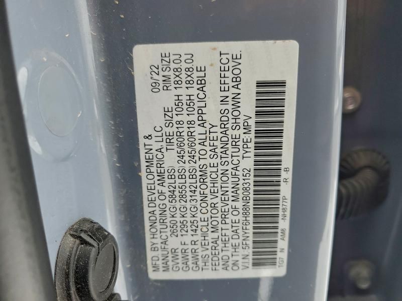 2022 Honda Pilot Trailsport