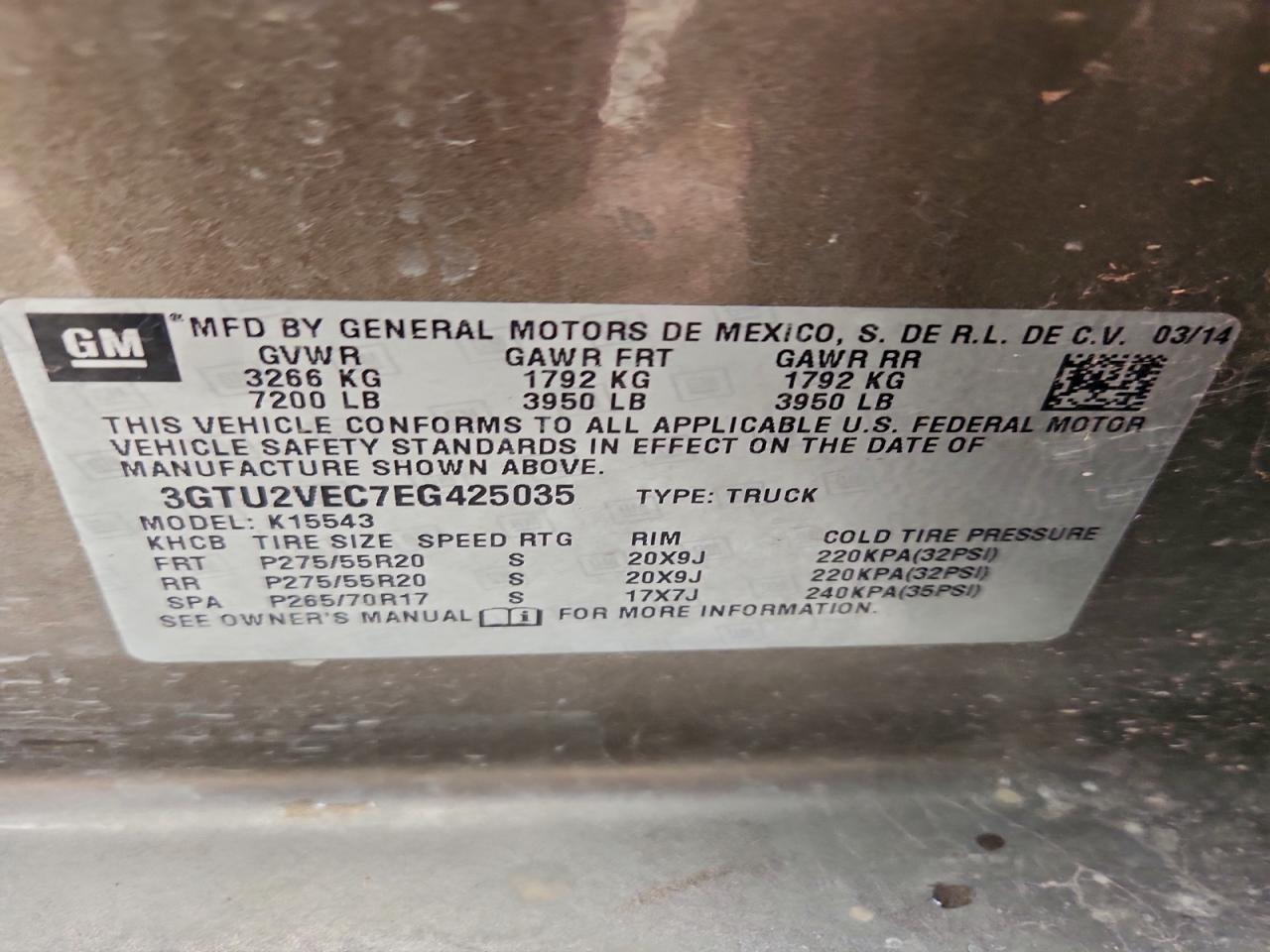 2014 GMC Sierra K1500 SLT